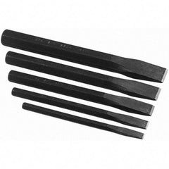 SK - Chisel Sets - 5PC 1/4-3/4" FLAT CHISEL SET - A1 Tooling