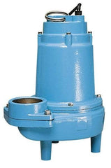 Little Giant Pumps - 1 hp, 11 Amp Rating, 230 Volts, Nonautomatic Operation, Sewage Pump - 1 Phase, Cast Iron Housing - A1 Tooling