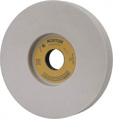 Norton - 7" Diam x 1-1/4" Hole x 1" Thick, J Hardness, 60 Grit Surface Grinding Wheel - Aluminum Oxide, Type 5, Medium Grade, 3,600 Max RPM, Vitrified Bond, One-Side Recess - A1 Tooling