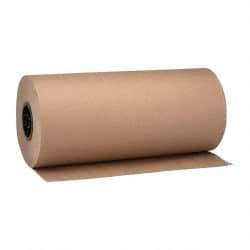 Made in USA - 900' Long x 18" Wide Roll of Recycled Kraft Paper - 8-1/2" OD, 40 Lb Paper Weight, 20 Lb per Roll - A1 Tooling