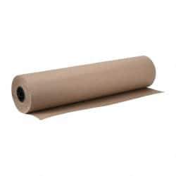 Made in USA - 900' Long x 36" Wide Roll of Recycled Kraft Paper - 8-1/2" OD, 40 Lb Paper Weight, 40 Lb per Roll - A1 Tooling