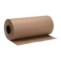 Made in USA - 720' Long x 18" Wide Roll of Recycled Kraft Paper - 8-1/2" OD, 50 Lb Paper Weight, 20 Lb per Roll - A1 Tooling