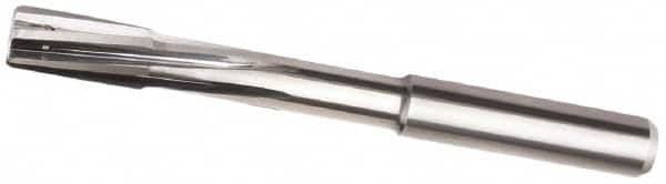 Chucking Reamer: 0.4724″ Dia, 4.6457″ OAL, 0.9449″ Flute Length, Straight Shank, Solid Carbide 6 Flute, RH