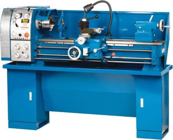 Enco - 13" Swing, 40" Between Centers, 110/220 Volt, Single Phase Bench Lathe - 5MT Taper, 1-1/2 hp, 65 to 1,810 RPM, 1-1/2" Bore Diam, 750mm Deep x 580mm High x 1,676mm Long - A1 Tooling