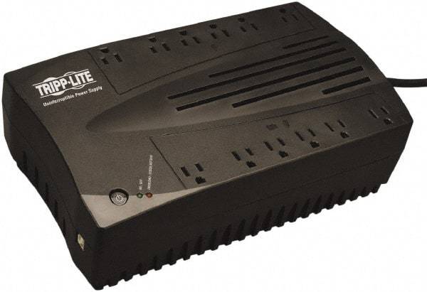 Tripp-Lite - 15 Amp, 900 VA, Tower Mount Line Interactive Backup Uninterruptible Power Supply - Backup 2.3 min with Full Load & 8.3 min with Half Load, 120 VAC Input & Output, 480 Watt Output, 1 Phases, 8 Outlets - A1 Tooling