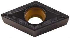 Kennametal - DCMT32.51 FP Grade KCP25 Carbide Turning Insert - TiCN/Al2O3 Finish, 55° Diamond, 3/8" Inscr Circle, 5/32" Thick, 1/64" Corner Radius - A1 Tooling