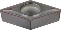 Kennametal - DCMT32.52 FP Grade KCU10 Carbide Turning Insert - TiAlN Finish, 55° Diamond, 3/8" Inscr Circle, 5/32" Thick, 1/32" Corner Radius - A1 Tooling