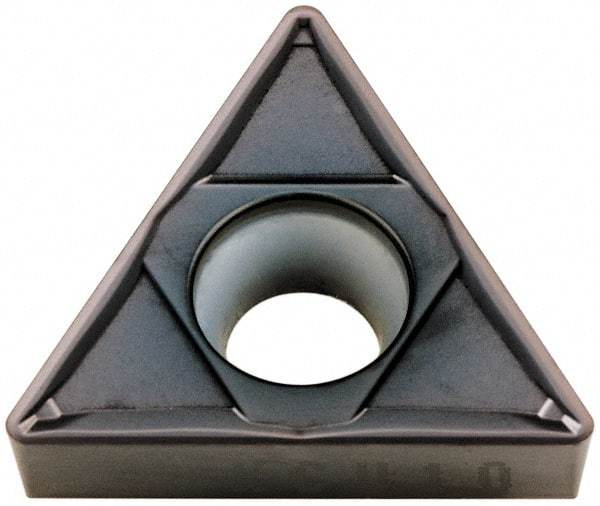 Kennametal - TCMT432 FP Grade KCU10 Carbide Turning Insert - TiAlN Finish, 60° Triangle, 1/2" Inscr Circle, 3/16" Thick, 1/32" Corner Radius - A1 Tooling