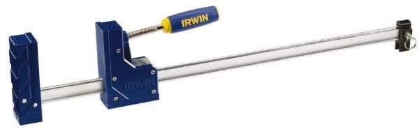 Irwin - 24" Capacity, 3-3/4" Throat Depth Bar Clamp - 1,150 Lb Clamping Pressure, 31" Max Spread - A1 Tooling