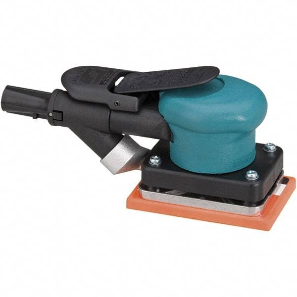 Dynabrade - 10,000 OPM, 13 CFM Air Consumption, Palm Air Orbital Sander - Rectangular Pad, 1/4 NPT Inlet - A1 Tooling