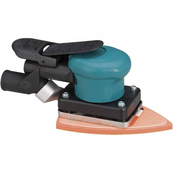 Dynabrade - 10,000 OPM, 13 CFM Air Consumption, Palm Air Orbital Sander - Rectangular Pad, 1/4 NPT Inlet - A1 Tooling