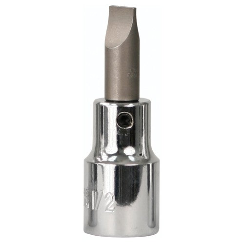 Slotted Bit Socket 1/2″ Square Drive with 5/16″ Replaceable Hex Bit 10 mm × 59 mm Overall Length