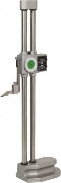 Value Collection - 18" Dial Height Gage - 0.001" Graduation, Accurate to 0.002", Dial and Counter Display - A1 Tooling