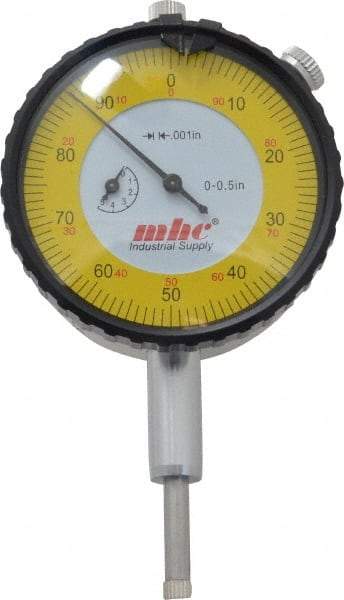 Value Collection - 1/2" Range, 0-100 Dial Reading, 0.001" Graduation Dial Drop Indicator - 2-9/32" Dial, Revolution Counter - A1 Tooling