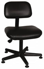 Bevco - Pneumatic Height Adjustable Chair - Vinyl Seat, Black - A1 Tooling