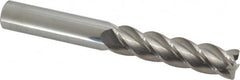 Accupro - 1/2", 4 Flute, Single End, Solid Carbide, 0.03" Corner Radius End Mill - 4" OAL, 40° Helix, Right Hand Flute, 2" LOC, Right Hand Cut - A1 Tooling