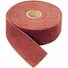 WALTER Surface Technologies - 30' Long x 4" Wide Nonwoven Roll - Coarse Grade, Tan, Aluminum Oxide - A1 Tooling