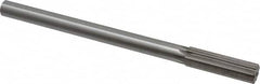 Interstate - 0.658" High Speed Steel Chucking Reamer - Straight Flute, 9/16" Straight Shank, 2-1/4" Flute Length, 9" OAL - A1 Tooling