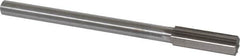 Interstate - 0.709" High Speed Steel Chucking Reamer - Straight Flute, 9/16" Straight Shank, 2-1/4" Flute Length, 9" OAL - A1 Tooling