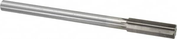 Interstate - 0.723" High Speed Steel Chucking Reamer - Straight Flute, 9/16" Straight Shank, 2-1/4" Flute Length, 9" OAL - A1 Tooling