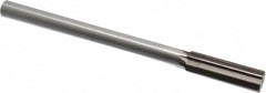 Interstate - 0.769" High Speed Steel Chucking Reamer - Straight Flute, 5/8" Straight Shank, 2-1/2" Flute Length, 9-1/2" OAL - A1 Tooling