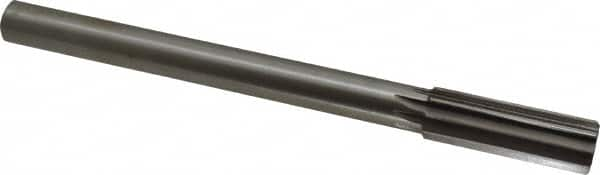 Interstate - 0.878" High Speed Steel Chucking Reamer - Straight Flute, 3/4" Straight Shank, 2-5/8" Flute Length, 10" OAL - A1 Tooling