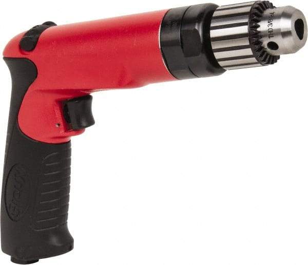 Sioux Tools - 3/8" Reversible Keyed Chuck - Pistol Grip Handle, 2,000 RPM, 14.16 LPS, 30 CFM, 1 hp - A1 Tooling