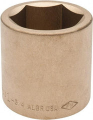 Ampco - 1-3/4", 3/4" Drive, Standard Hand Socket - 6 Points, 2-9/16" OAL, Aluminum Bronze - A1 Tooling