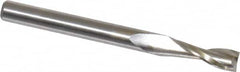 Onsrud - 1/4" Cutting Diam x 3/4" Length of Cut, 2 Flute, Upcut Spiral Router Bit - Uncoated, Right Hand Cut, High Speed Steel, 2-3/4" OAL x 1/4" Shank Diam, Double Edge, 19 to 32° Helix Angle - A1 Tooling