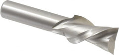 Onsrud - 3/4" Cutting Diam x 1-1/4" Length of Cut, 2 Flute, Downcut Spiral Router Bit - Uncoated, Right Hand Cut, High Speed Steel, 3-1/4" OAL x 1/2" Shank Diam, Double Edge, 19 to 32° Helix Angle - A1 Tooling