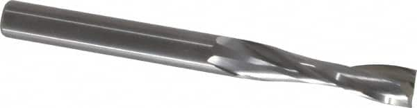 Onsrud - 3/8" Cutting Diam x 1-1/2" Length of Cut, 2 Flute, Upcut Spiral Router Bit - Uncoated, Right Hand Cut, Solid Carbide, 4" OAL x 3/8" Shank Diam, Double Edge, 22° Helix Angle - A1 Tooling