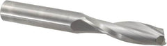 Onsrud - 5/8" Cutting Diam x 2-1/4" Length of Cut, 2 Flute, Upcut Spiral Router Bit - Uncoated, Right Hand Cut, Solid Carbide, 5" OAL x 5/8" Shank Diam, Double Edge, 22° Helix Angle - A1 Tooling