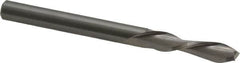 Onsrud - 1/4" Cutting Diam x 1-1/8" Length of Cut, 2 Flute, Downcut Spiral Router Bit - Uncoated, Right Hand Cut, Solid Carbide, 3" OAL x 1/4" Shank Diam, Double Edge, 30° Helix Angle - A1 Tooling