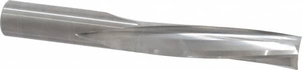 Onsrud - 3/4" Cutting Diam x 3-1/8" Length of Cut, 3 Flute, Downcut Spiral Router Bit - Uncoated, Right Hand Cut, Solid Carbide, 6" OAL x 3/4" Shank Diam, Three Edge, 10° Helix Angle - A1 Tooling