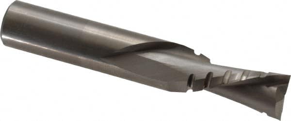 Onsrud - 1/2" Cutting Diam x 1-1/8" Length of Cut, 2 Flute, Downcut Spiral Router Bit - Uncoated, Right Hand Cut, Solid Carbide, 3" OAL x 1/2" Shank Diam, Chipbreaker, 30° Helix Angle - A1 Tooling