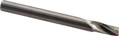 Onsrud - 3/16" Cutting Diam x 3/8" Length of Cut, 1 Flute, Upcut Spiral Router Bit - Uncoated, Right Hand Cut, Solid Carbide, 2" OAL x 3/16" Shank Diam, Single Edge, 21° Helix Angle - A1 Tooling