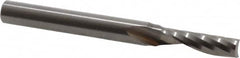 Onsrud - 7/32" Cutting Diam x 3/4" Length of Cut, 1 Flute, Upcut Spiral Router Bit - Uncoated, Right Hand Cut, Solid Carbide, 2-1/2" OAL x 1/4" Shank Diam, Single Edge, 21° Helix Angle - A1 Tooling