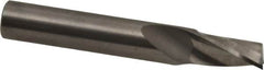 Onsrud - 3/8" Cutting Diam x 5/8" Length of Cut, 1 Flute, Upcut Spiral Router Bit - Uncoated, Right Hand Cut, Solid Carbide, 2-1/2" OAL x 3/8" Shank Diam, Single Edge, 21° Helix Angle - A1 Tooling