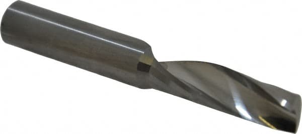 Onsrud - 1/2" Cutting Diam x 1-5/8" Length of Cut, 1 Flute, Upcut Spiral Router Bit - Uncoated, Right Hand Cut, Solid Carbide, 3-1/2" OAL x 1/2" Shank Diam, Single Edge, 21° Helix Angle - A1 Tooling