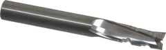 Onsrud - 3/8" Cutting Diam x 7/8" Length of Cut, 3 Flute, Upcut Spiral Router Bit - Uncoated, Right Hand Cut, Solid Carbide, 3" OAL x 3/8" Shank Diam, Three Edge, 10° Helix Angle - A1 Tooling