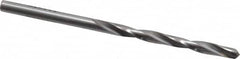 Made in USA - 5/32" 135° Carbide-Tipped Jobber Drill - Bright Finish, Right Hand Cut, Spiral Flute, Straight Shank, 3-1/8" OAL, Split Point - A1 Tooling