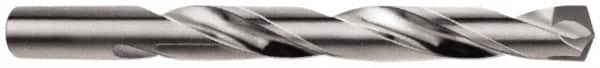 Made in USA - 27/64" Diam, 6" OAL Bright Carbide-Tipped Aircraft Extension Drill Bit - 135° Point Angle - A1 Tooling