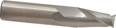 M.A. Ford - 3/8", 5/8" LOC, 3/8" Shank Diam, 2" OAL, 2 Flute, Solid Carbide Square End Mill - Single End, Uncoated, Spiral Flute, 30° Helix, Centercutting, Right Hand Cut, Right Hand Flute, Series 164 - A1 Tooling