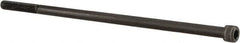 Value Collection - 1/4-28 UNF Hex Socket Drive, Socket Cap Screw - Alloy Steel, Black Oxide Finish, Partially Threaded, 6" Length Under Head - A1 Tooling