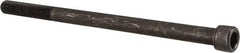 Value Collection - 3/8-24 UNF Hex Socket Drive, Socket Cap Screw - Alloy Steel, Black Oxide Finish, Partially Threaded, 6" Length Under Head - A1 Tooling