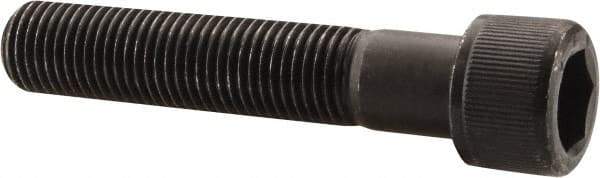 Value Collection - 7/16-20 UNF Hex Socket Drive, Socket Cap Screw - Alloy Steel, Black Oxide Finish, Partially Threaded, 2-1/4" Length Under Head - A1 Tooling