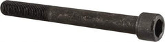 Value Collection - 7/16-20 UNF Hex Socket Drive, Socket Cap Screw - Alloy Steel, Black Oxide Finish, Partially Threaded, 4" Length Under Head - A1 Tooling