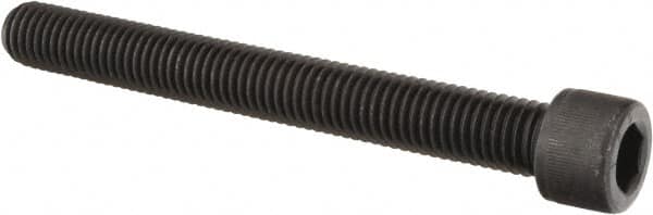 Value Collection - 9/16-12 UNC Hex Socket Drive, Socket Cap Screw - Alloy Steel, Black Oxide Finish, Partially Threaded, 5" Length Under Head - A1 Tooling