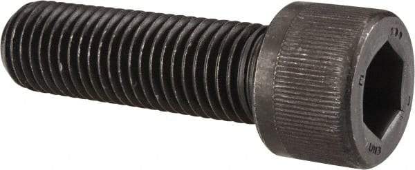 Value Collection - 9/16-18 UNF Hex Socket Drive, Socket Cap Screw - Alloy Steel, Black Oxide Finish, Fully Threaded, 2" Length Under Head - A1 Tooling