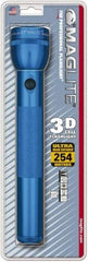 Mag-Lite - Krypton Bulb, 45 Lumens, Industrial/Tactical Flashlight - Blue Aluminum Body, 3 D Batteries Not Included - A1 Tooling